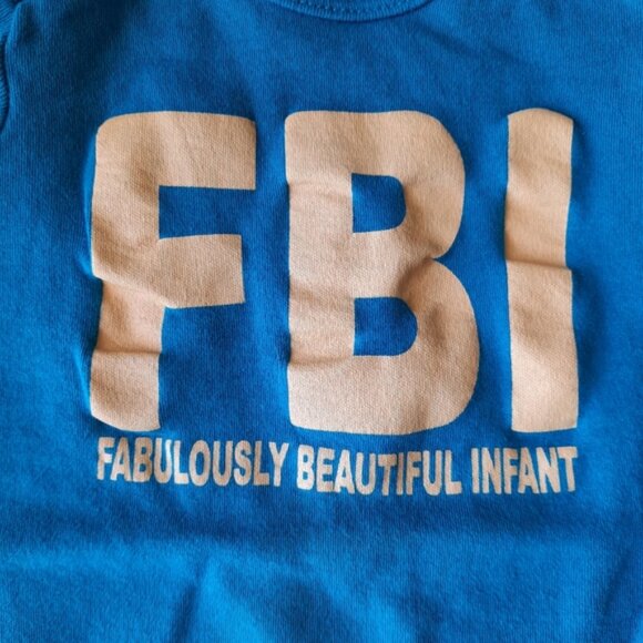 Kids Teal and Yellow One Piece - Picture 2 of 4